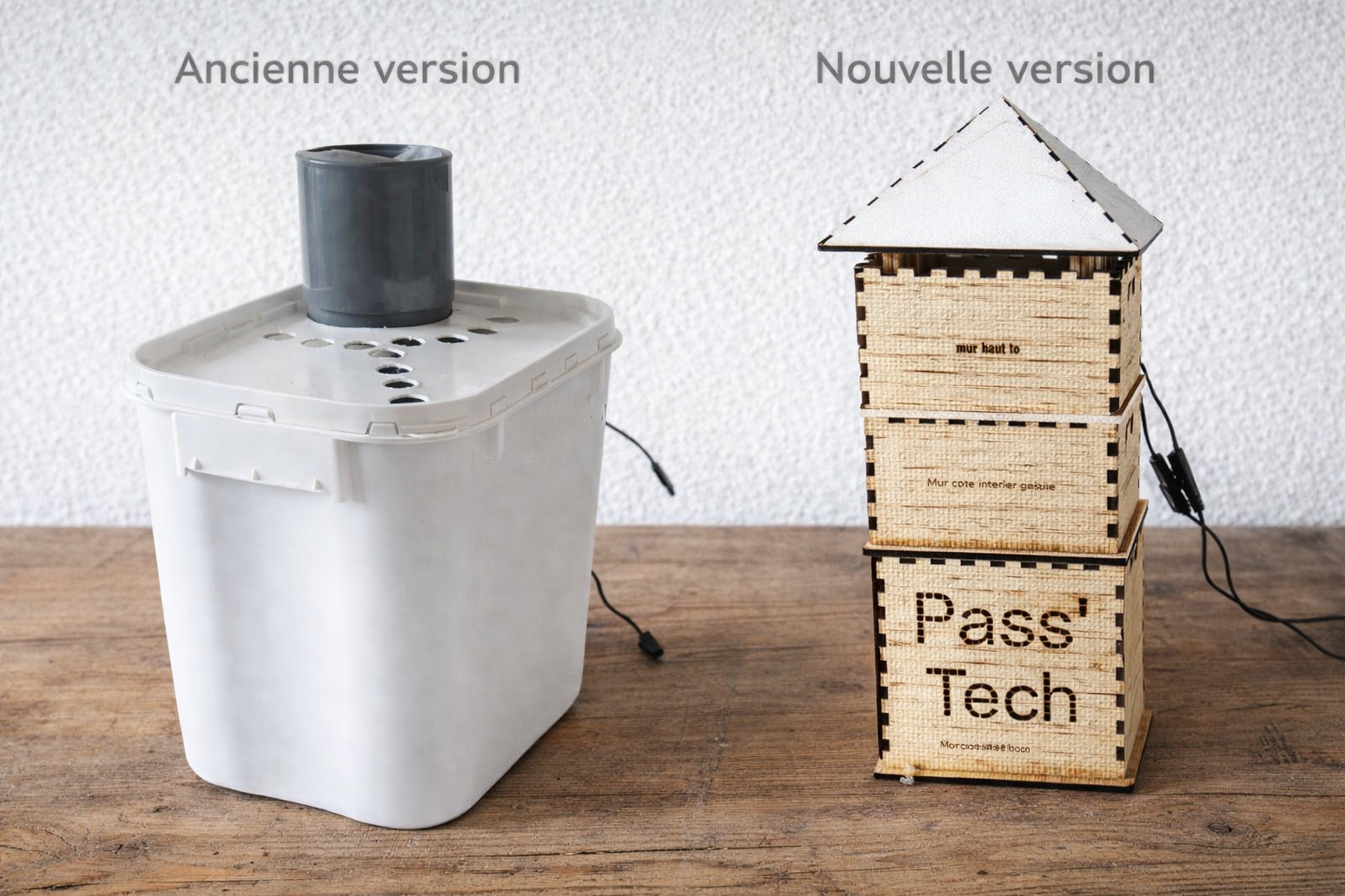 Piège à moustiques - Avant/Après